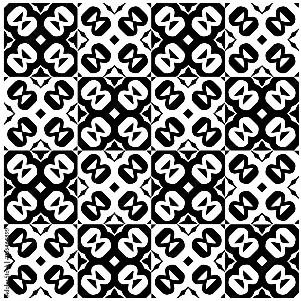 Vector monochrome pattern, Abstract texture for fabric print, card, table cloth, furniture, banner, cover, invitation, decoration, wrapping.Seamless repeating pattern.Black and white color. Vector monochrome pattern, Abstract texture for fabric print, card, table cloth, furniture, banner, cover, invitation, decoration, wrapping.Seamless repeating pattern.Black and white color.