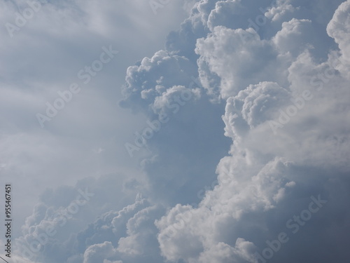 blue sky with clouds
