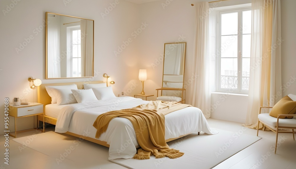 Photo interior modern design room 3d illustration Photo interior modern design room 3d illustration