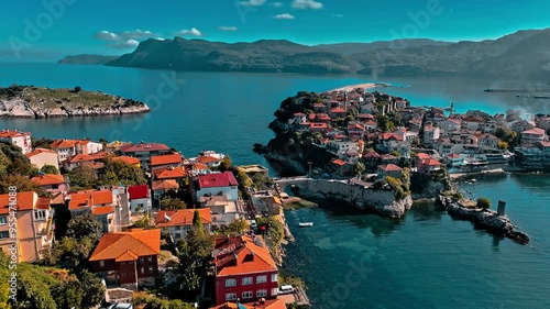 Aerial views of Amasra, Turkey
