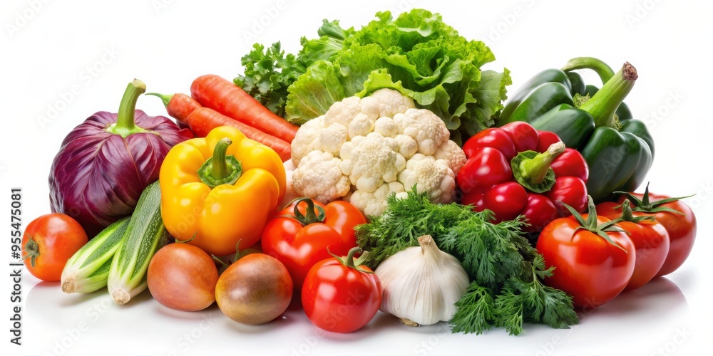 Fresh Vegetables Composition Colorful and Vibrant, vegetables, food, healthy, diet