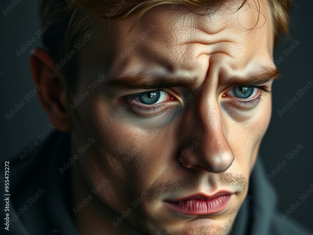 Stunning high resolution photos of a handsome, upset young man with sad gray almond eyes, this is much more than just disappointment. Photos that capture the essence of the moment Stunning high resolution photos of a handsome, upset young man with sad gray almond eyes, this is much more than just disappointment. Photos that capture the essence of the moment