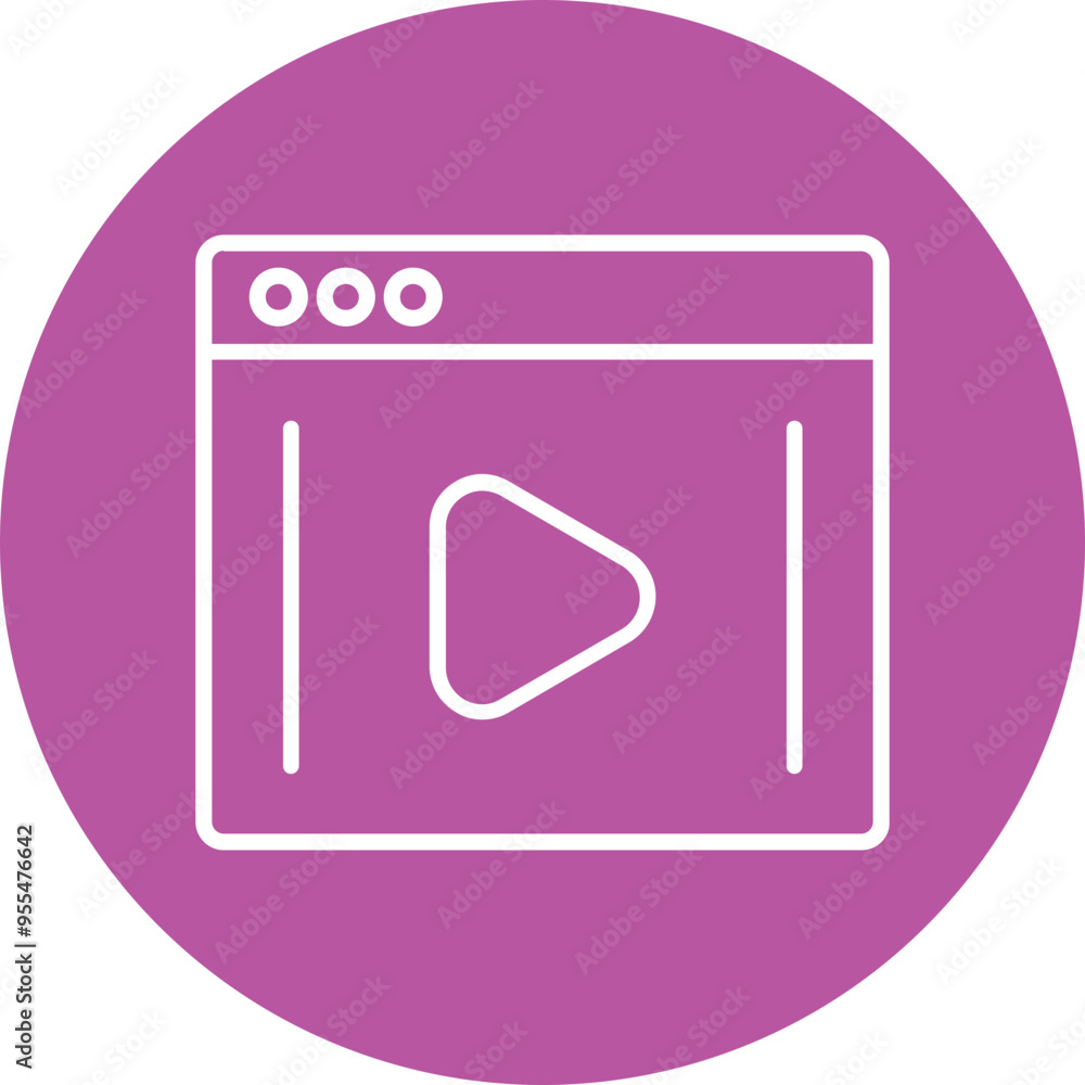 Online Class Vector Icon Design Online Class Vector Icon Design
