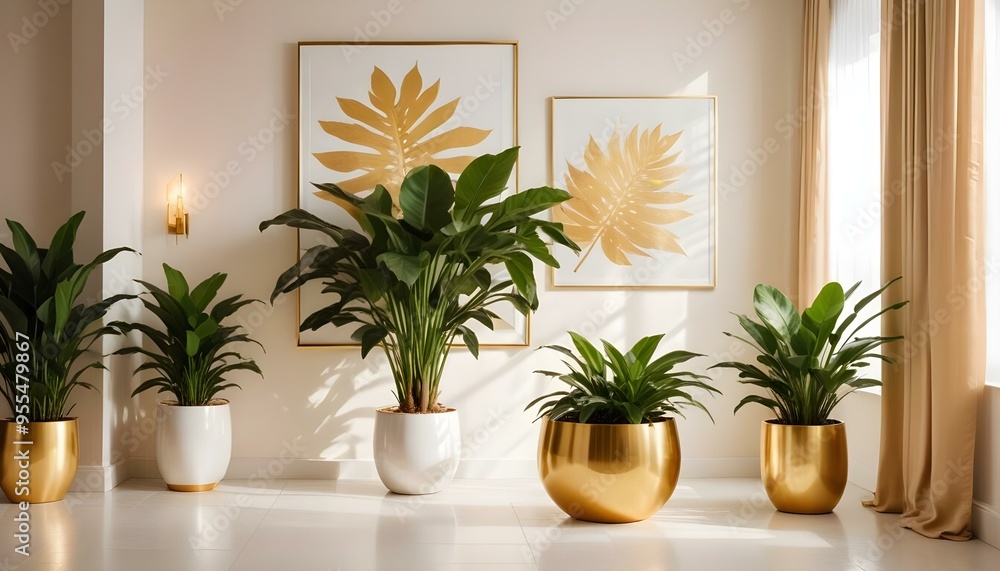 Photo interior modern design room 3d illustration Photo interior modern design room 3d illustration