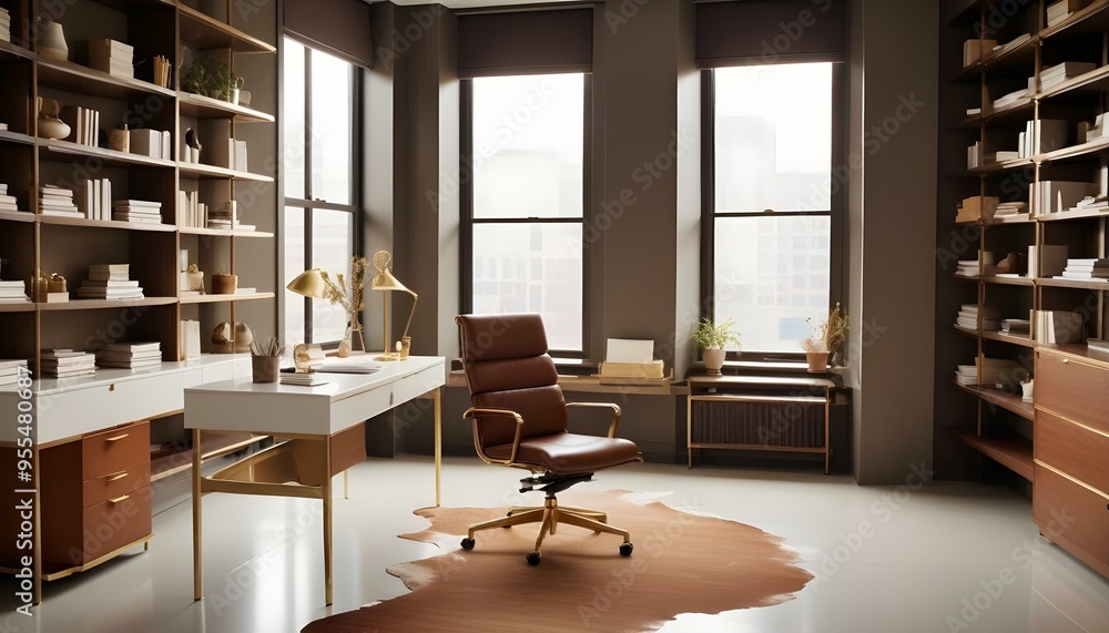 Photo interior modern design room 3d illustration Photo interior modern design room 3d illustration