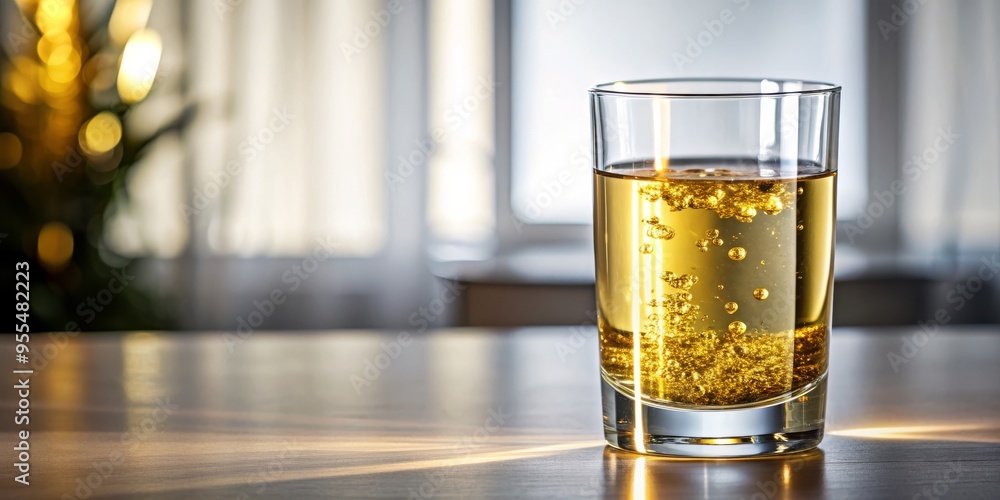 Golden Liquid in Glass, Sunlight Reflection, Abstract Texture, Bubbling , liquid, glass, sun Golden Liquid in Glass, Sunlight Reflection, Abstract Texture, Bubbling , liquid, glass, sun