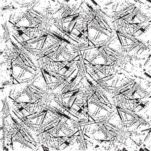 Scratched Grunge Urban Background Texture Vector. Dust Overlay Distress Grainy Grungy Effect. Distressed Backdrop Vector Illustration. Isolated Black on White Background. EPS 10.