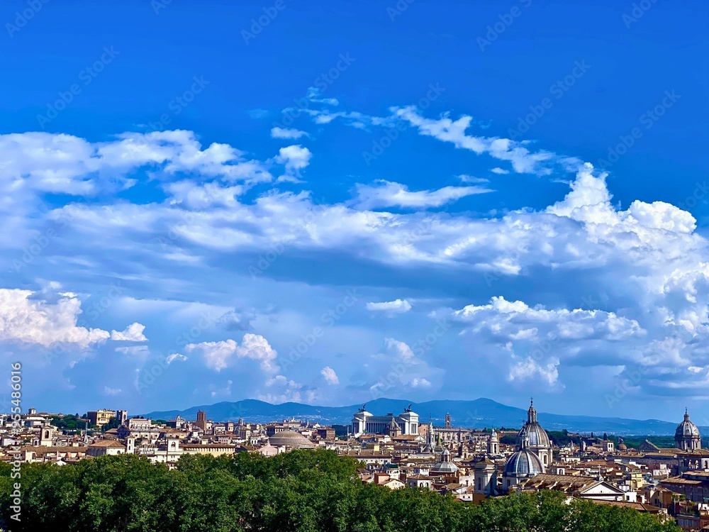 Fototapeta premium aerial view of city