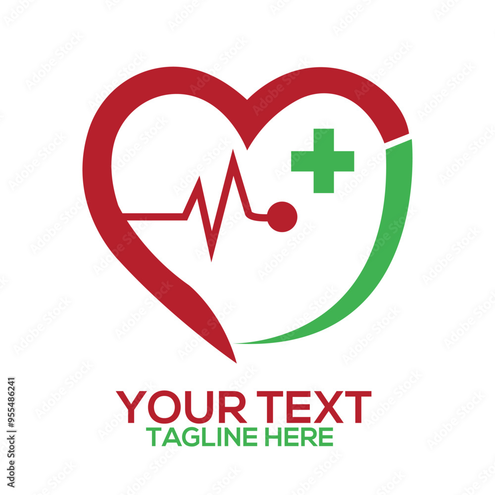 Healthcare medical logo vector art illustration Healthcare medical logo vector art illustration