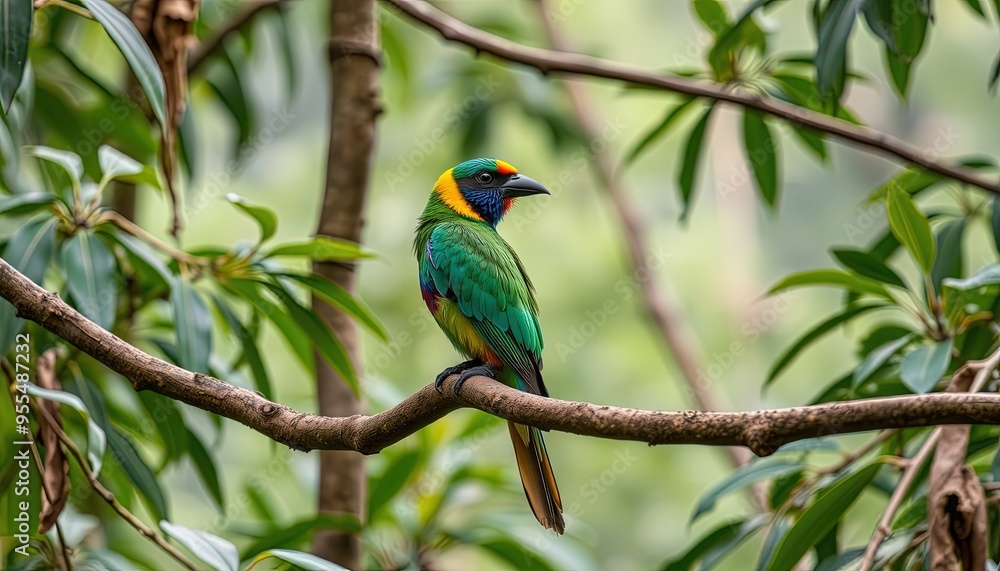 colored beautiful bird sitting on the tree in the jungle, colored wild bird, colored wild bird sitting on the branch of tree in jungle colored beautiful bird sitting on the tree in the jungle, colored wild bird, colored wild bird sitting on the branch of tree in jungle