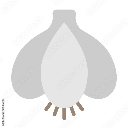 Garlic Vector Flat Icon Design