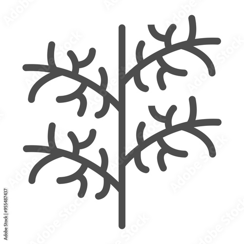 Dill Vector Flat Icon Design