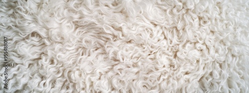 Background with texture of curly sheep fur.