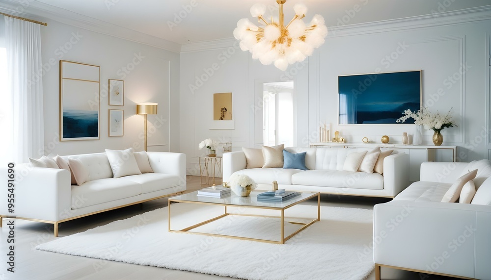 Photo interior modern design room 3d illustration Photo interior modern design room 3d illustration