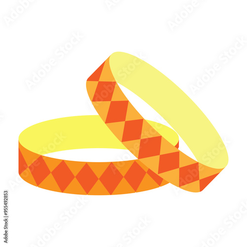 Bangles Vector Flat Icon Design