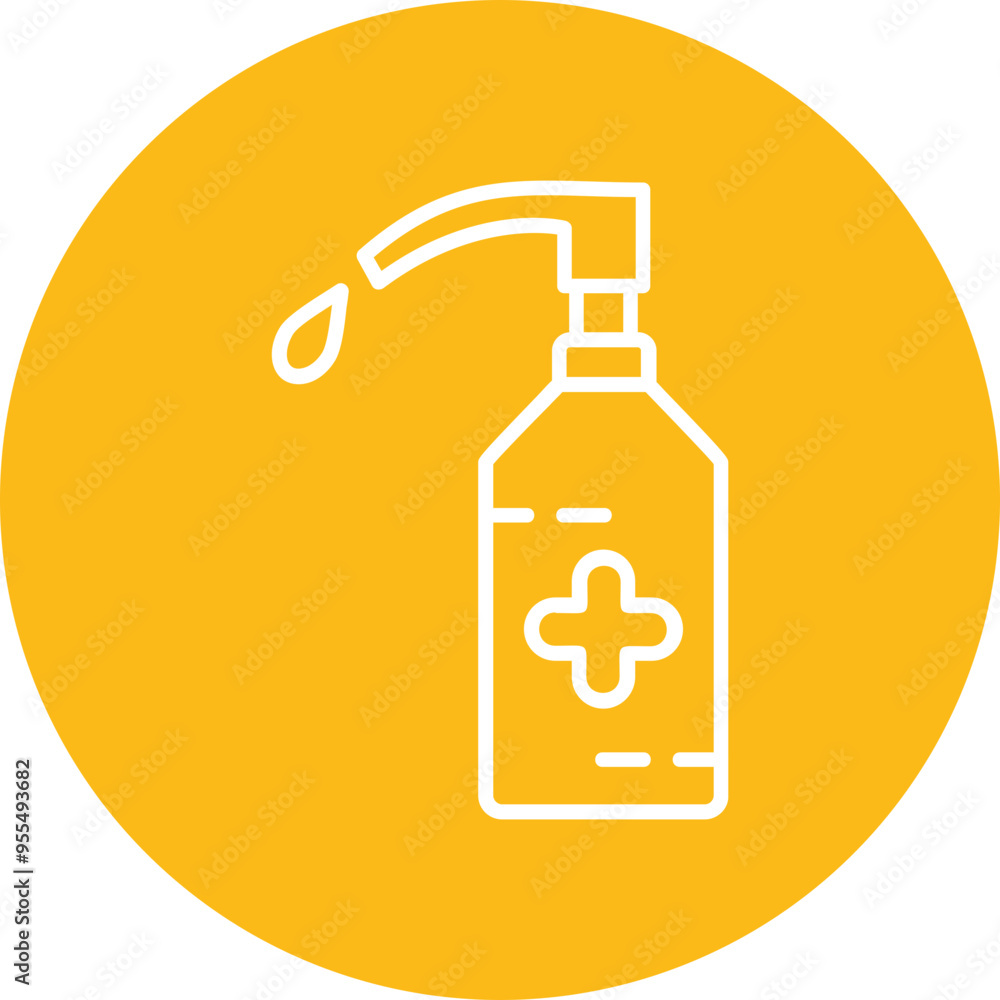 Hand Sanitizer Vector Icon Hand Sanitizer Vector Icon