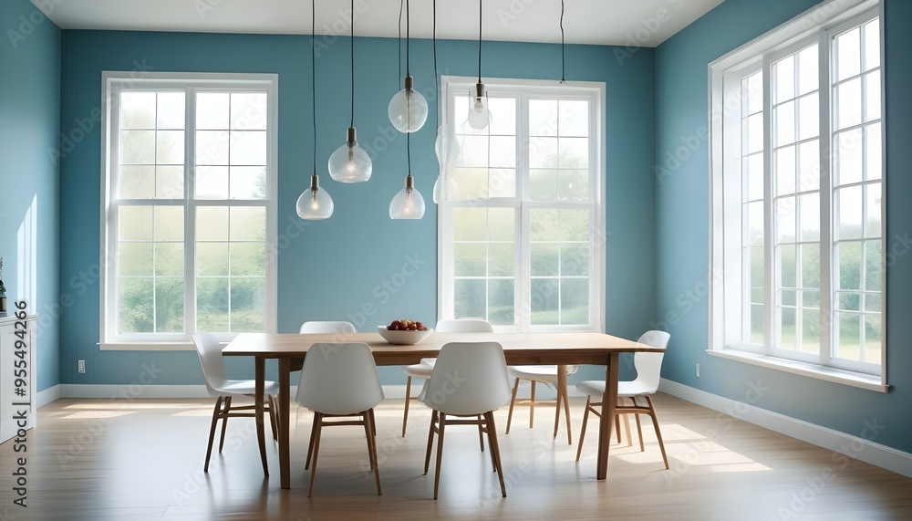 Fototapeta premium Photo interior modern design room 3d illustration