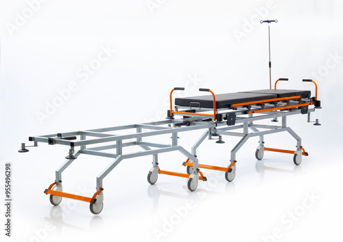 Functional Hospital and patient bed and medical supplies