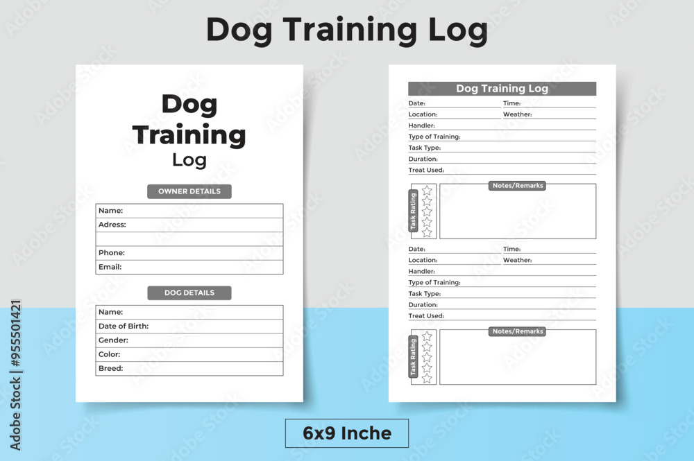 Dog Training Log Dog Training Log