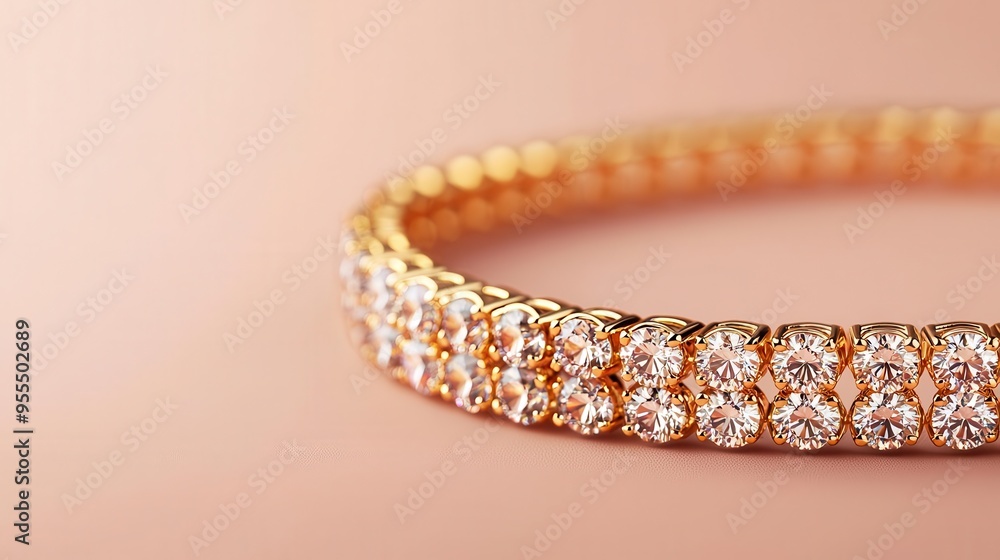 A bracelet with diamond-encrusted global icons, photorealistic, high detail, soft shadows, warm tones A bracelet with diamond-encrusted global icons, photorealistic, high detail, soft shadows, warm tones