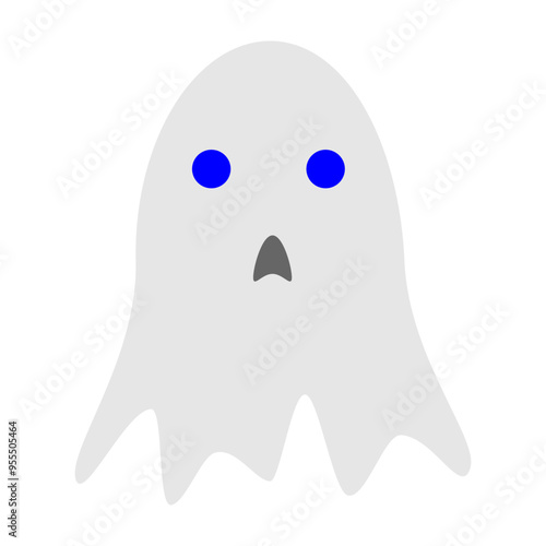 Ghost Vector Flat Icon Design
