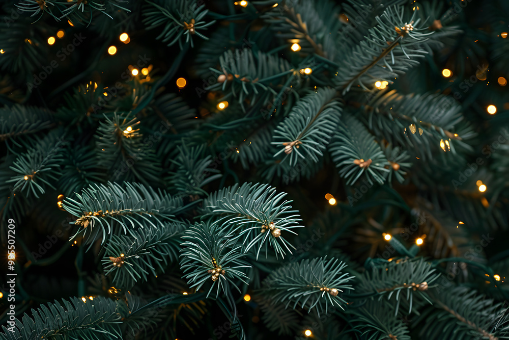 Close-up of Christmas tree background. Close-up of Christmas tree background.