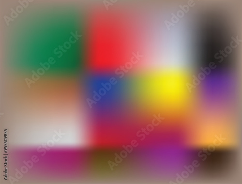 Smooth and blurry rainbow gradient mesh background.