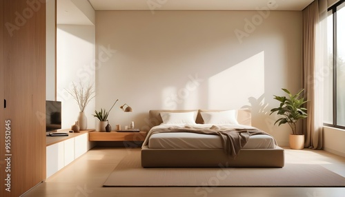 Photo interior modern design room 3d illustration