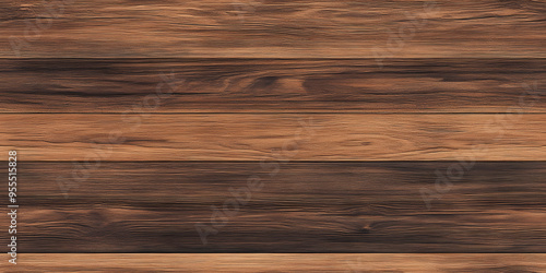 Seamless wood texture background. Tileable rustic redwood hardwood floor planks illustration render, perfect for flatlays and backdrops.