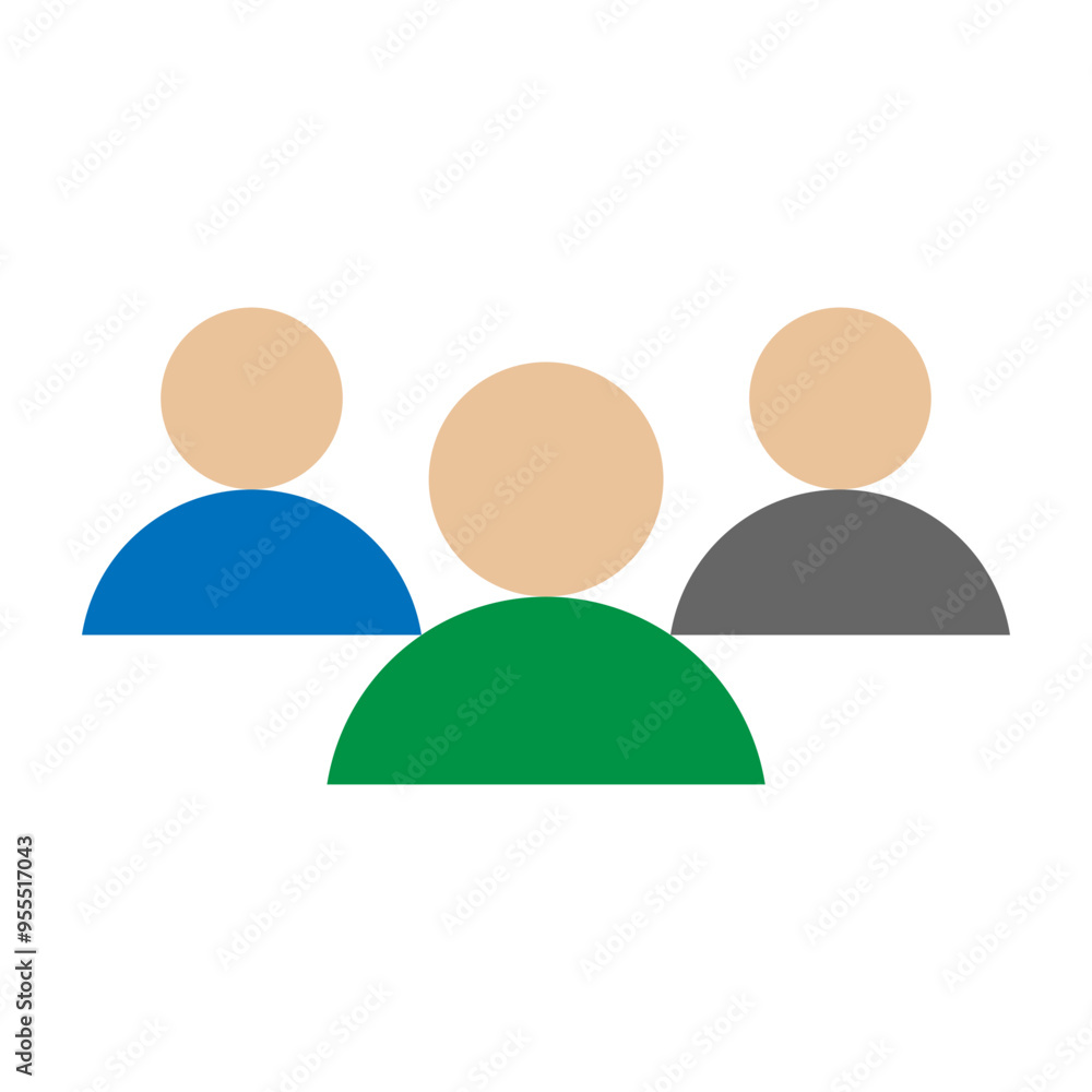 Parade Staff Vector Flat Icon Design