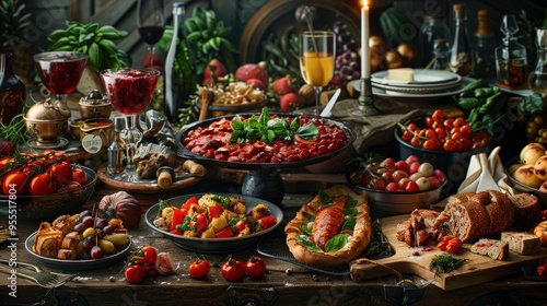 Abundant Feast - A Table Set for Celebration