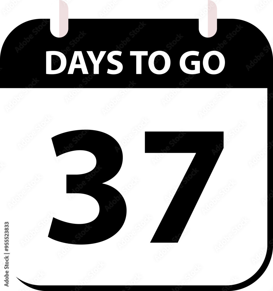 Countdown days left banner. Count time sale. Days to go. Countdown scoreboard timer. Vector illustration. Countdown days left banner. Count time sale. Days to go. Countdown scoreboard timer. Vector illustration.