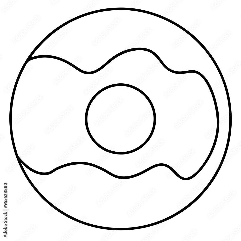 Donut Icon Vector Art Donut Icon Vector Art