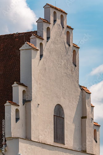 Details of an old building at Obernberg am Inn, Ried im Innkreis, Innviertel, Upper Austria photo