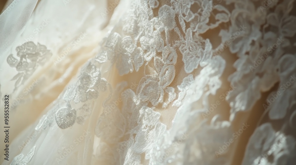 macro close up of wedding dress, a wedding dress or bridal gown is the dress worn by the bride during a wedding ceremony.. macro close up of wedding dress, a wedding dress or bridal gown is the dress worn by the bride during a wedding ceremony..