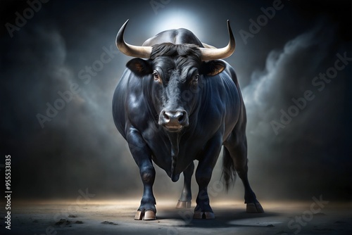 Bull chiaroscuro 