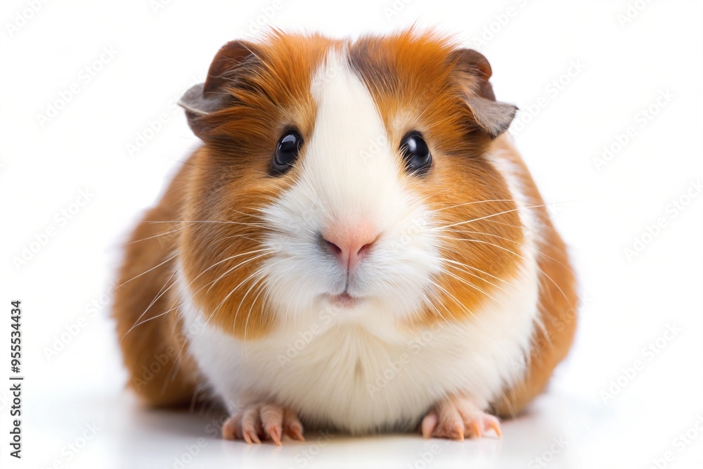 Guinea pig isolated on a pure white backgound
Guinea pig isolated on a pure white backgound