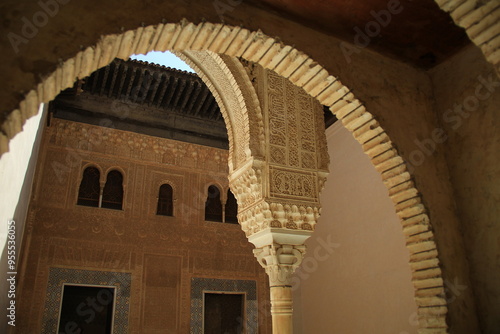 moorish arch in palace