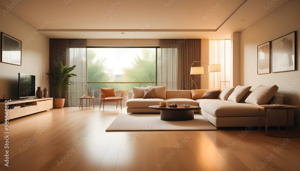 Photo interior modern design room 3d illustration Photo interior modern design room 3d illustration