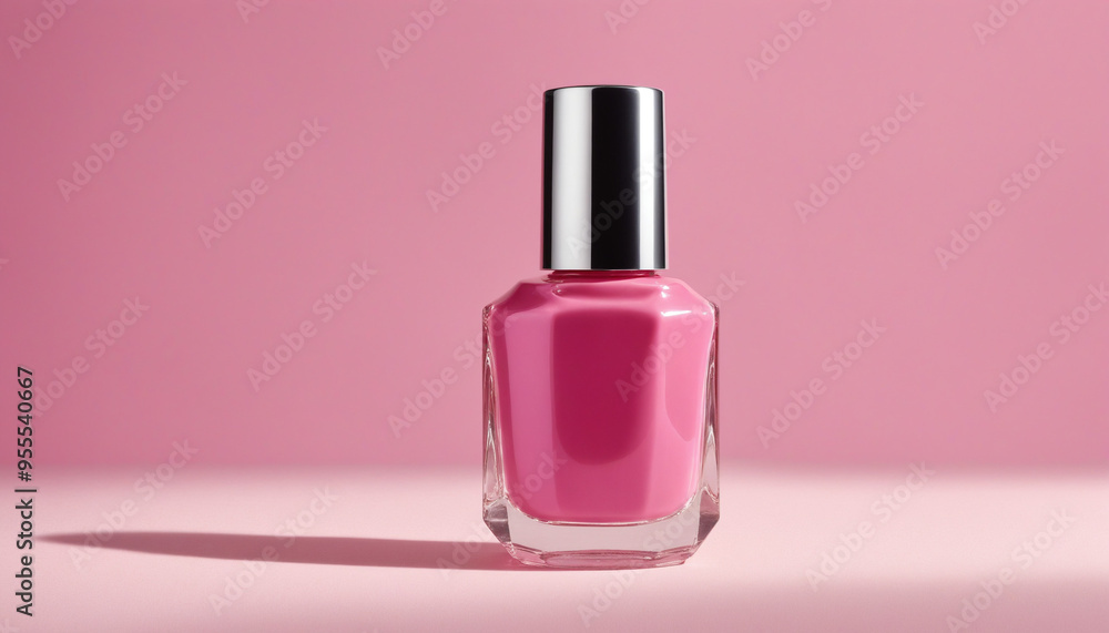 Mockup vernis à ongle rose pastel manucure beauté cosmétique. Mockup vernis à ongle rose pastel manucure beauté cosmétique.