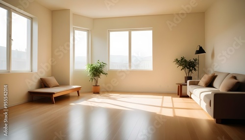 Wallpaper Mural Photo interior modern design room 3d illustration Torontodigital.ca