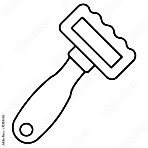 Shaving Icon - Vector Art Illustration photo