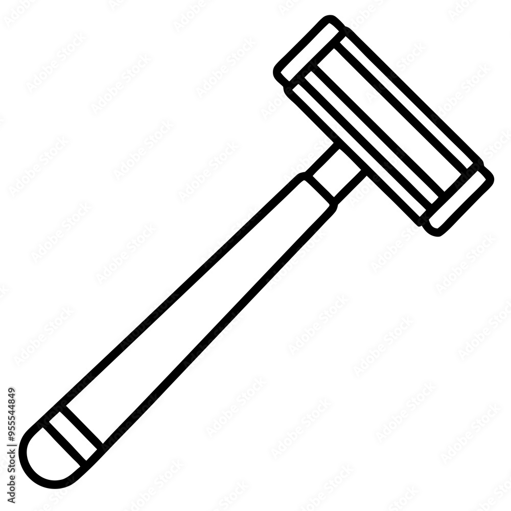 Shaving Icon - Vector Art Illustration