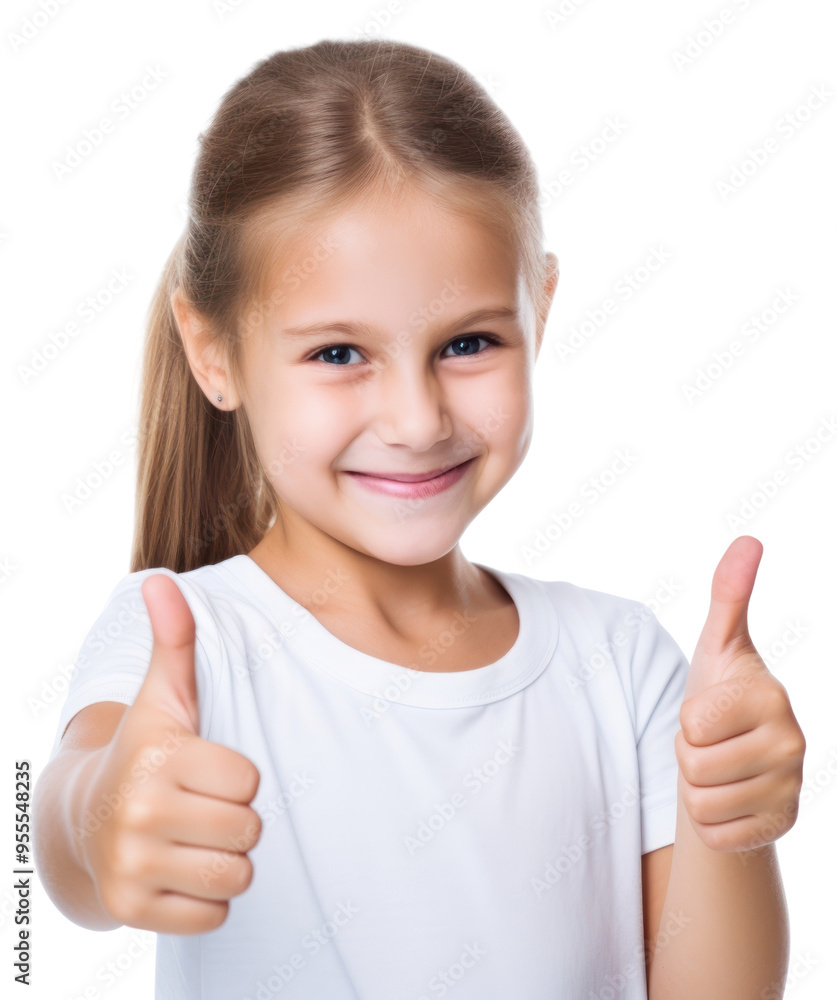 PNG Girl showing thumb up portrait finger smile. PNG Girl showing thumb up portrait finger smile.