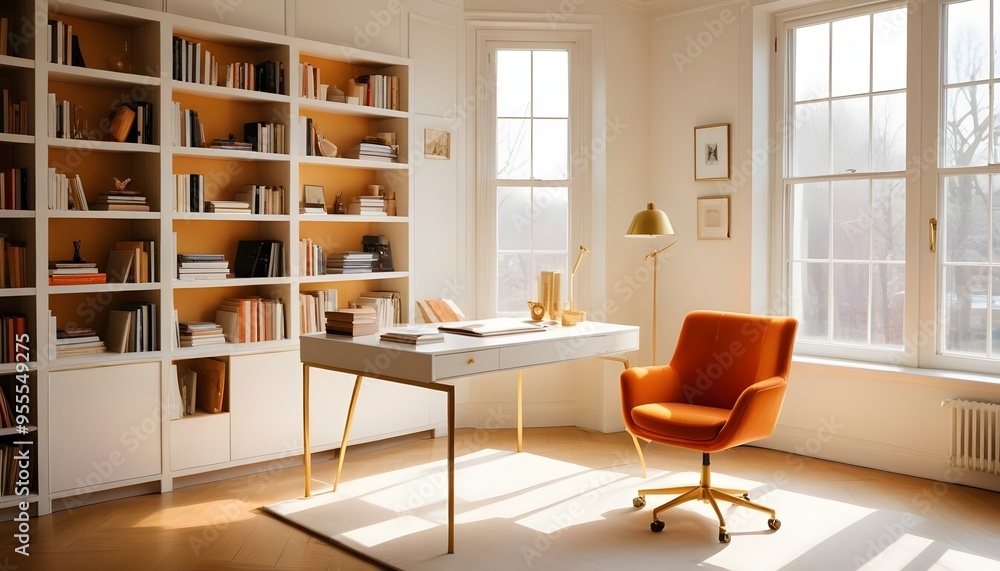 Fototapeta premium Photo interior modern design room 3d illustration