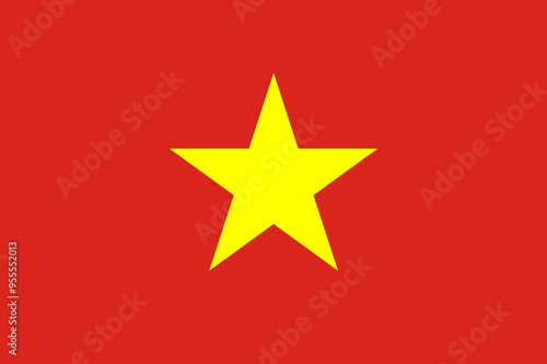 National Flag Socialist Republic of Vietnam - vector, 