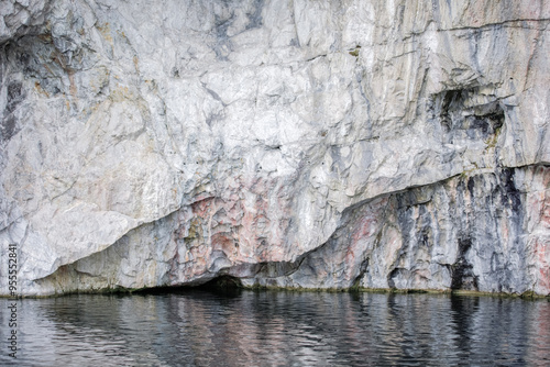 Mountain Park Ruskeala Marble Quarry, Karelia, marble, nature. photo