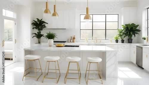 Photo interior modern design room 3d illustration