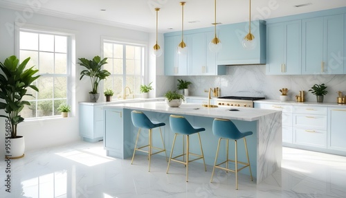 Wallpaper Mural Photo interior modern design room 3d illustration Torontodigital.ca