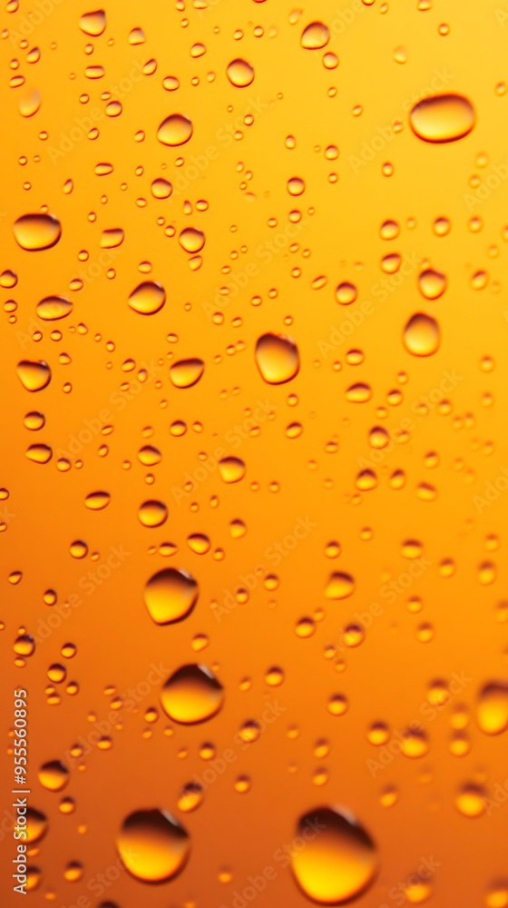 Water Drops, Rain, Dew on Orange Background, Abstract Image, Texture, Pattern, Wallpaper, Cover and Screen of Smartphone, PC, Laptop, 9:16 and 16:9 Format Water Drops, Rain, Dew on Orange Background, Abstract Image, Texture, Pattern, Wallpaper, Cover and Screen of Smartphone, PC, Laptop, 9:16 and 16:9 Format